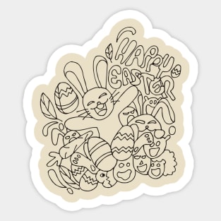 Happy Easter Sticker